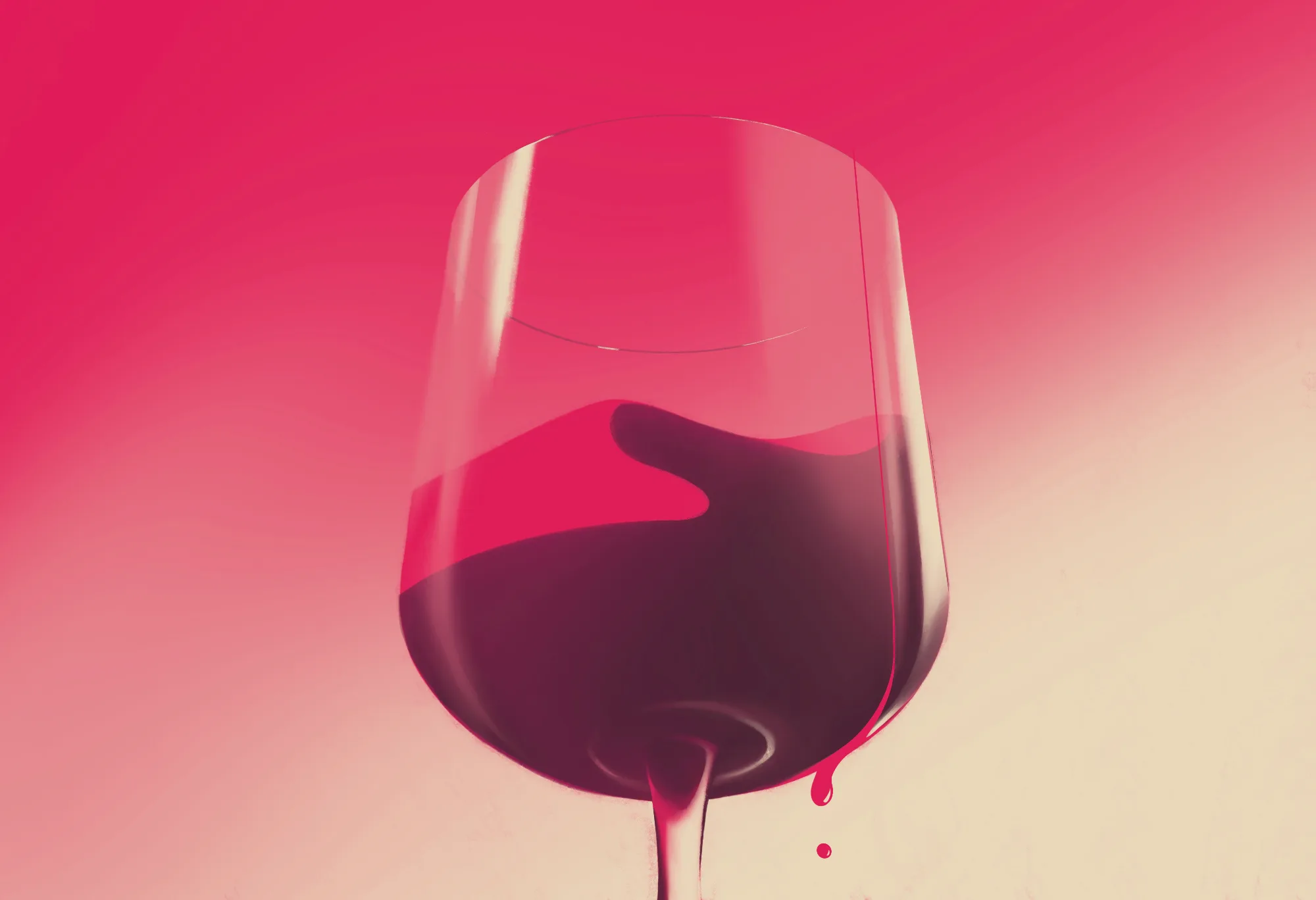 Blood in the desert – illustration by Benedetta C. Vialli
