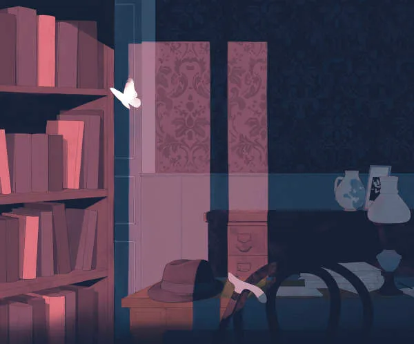 Giovanni Pascoli – illustration by Benedetta C. Vialli