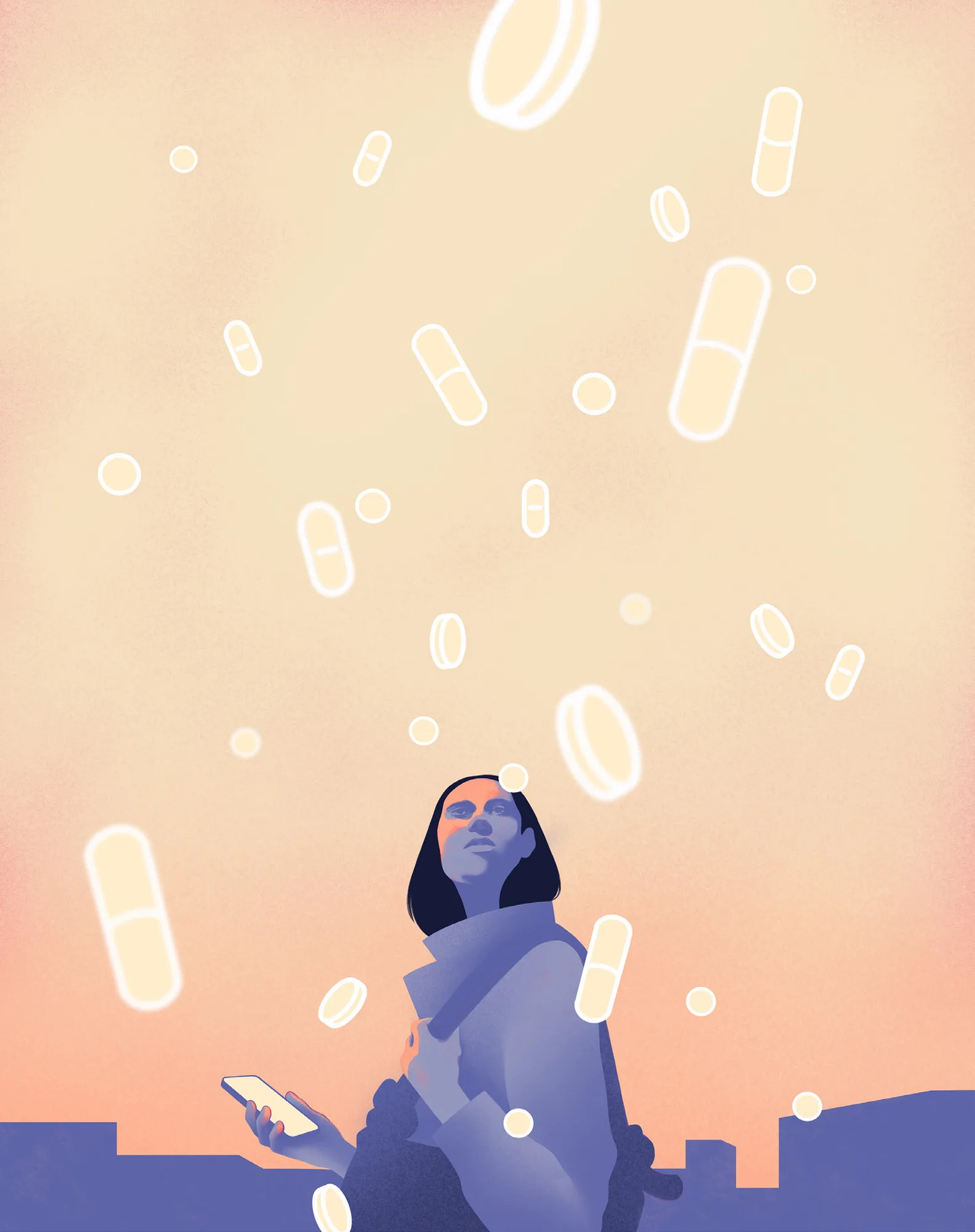 Drug-Induced Depression – illustration by Benedetta C. Vialli